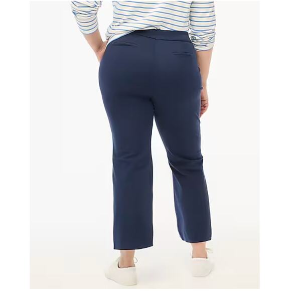 J.crew Factory Kelsey flare pant in Navy BG357 Size 16 $98 - Picture 3 of 10
